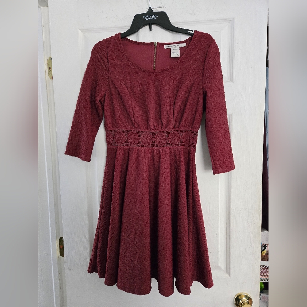 Burgundy American Rag Dress